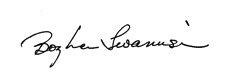Signature of Bozhena Iwanusiw